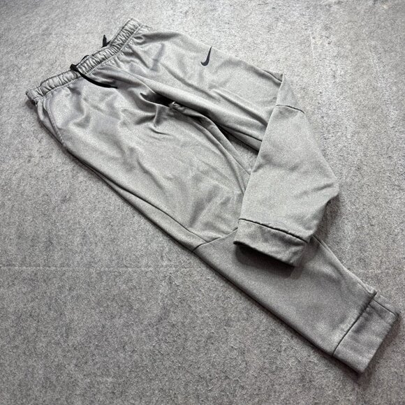Nike Jogger Men L Gray 29" Tapered Fleece DRI-FIT Sweatpants AO2370 - Picture 1 of 16
